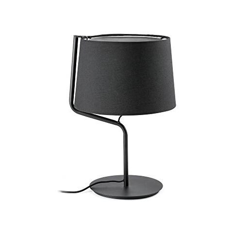 Faro Barcelona Faro 29333 - Berni Lampada Da Tavolo Nera
