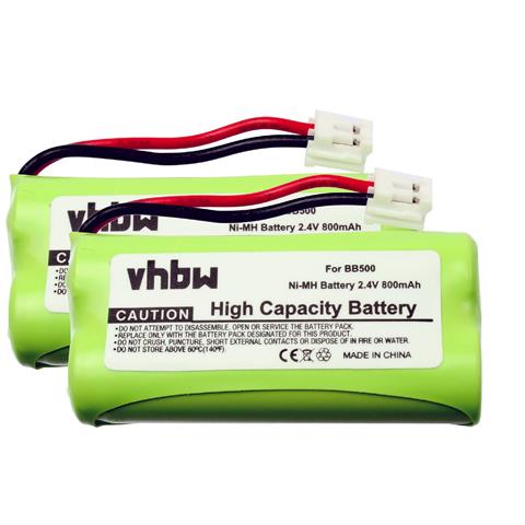 Vhbw Batteria Per Telefono Cordless Grundig SL-422943 – 500mAh, 3,7V, Li-Ion, Ricambio Compatibile - 5