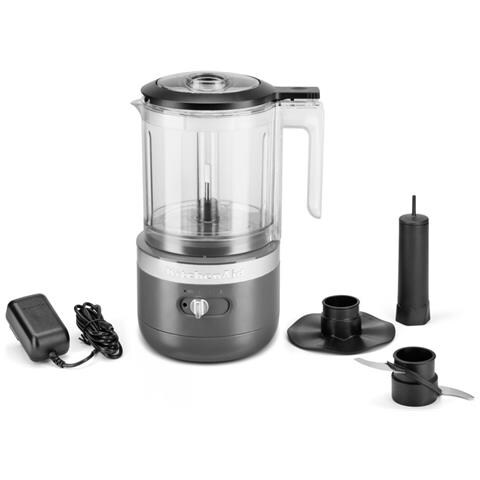 KITCHENAID Tritatutto 5KFCB519 con Capacità 1.19 Litri Potenza 24 Watt Colore Grigio