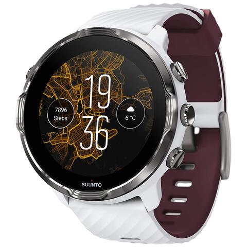 SUUNTO 7 WHITE BURGUNDY Smartwatch perfetto per tutti gli sport