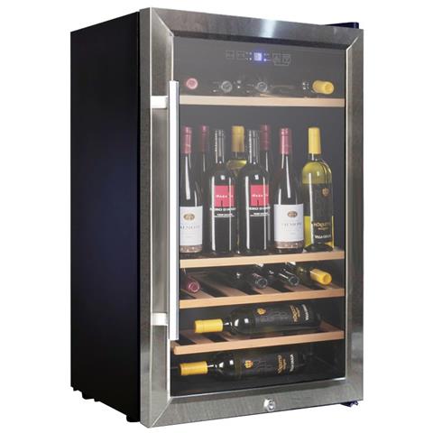 VINUMDESIGN Cantinetta Vino VD60SCSW Capacità 60 Bottiglie Classe B Colore Nero