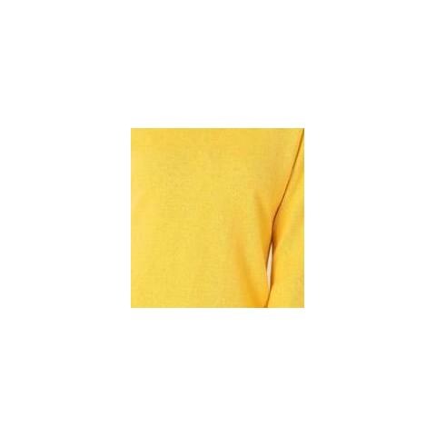 SLOWMOOSE Maglioni In Cashmere Primavera Autunno Donna Moda Pullover Sexy Con Scollo A V [ giallo / Xl]