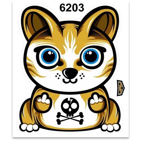 Sticker adesivo 3D 4R, transformer