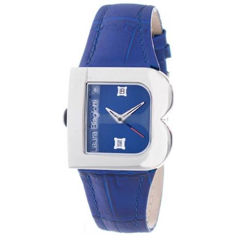 Laura Biagiotti Blue Leather Dress Watch main image 1