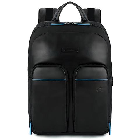 Zaino 13 30 piatto in pelle B2V colore nero cod. CA5575B2V / N