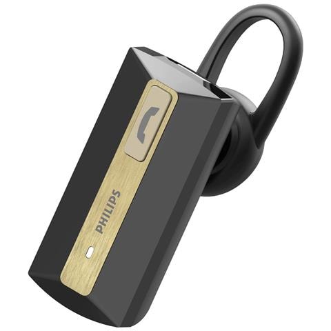 PHILIPS SHB1202/10 Auricolare Monofonico Bluetooth Nero, Oro auricolare per telefono cellulare