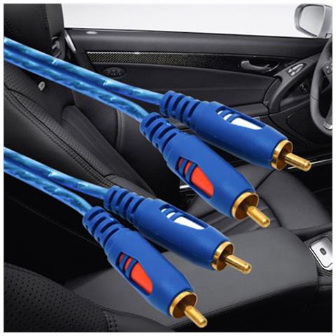 SLD Cavo Audio 2rca 1.5/3/5m 2rca Cavo Maschio Da Maschio A 2rca Per Lettore Digitale Dvd