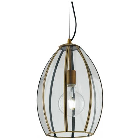 Lampadario Chester Ottone 1xe27 23x36cm