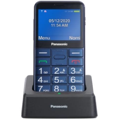 PANASONIC KX-TU155 6,1 cm (2.4") 102 g Blu Telefono di livello base