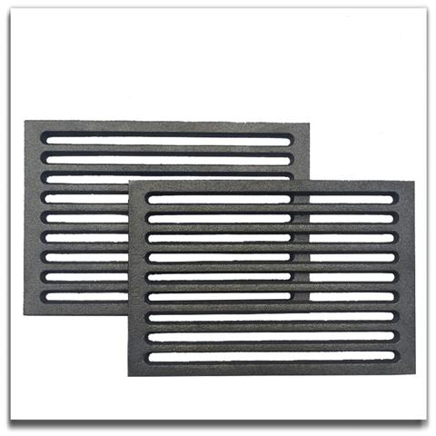 Grille En Fonte Pour Cendres De Cheminée, Poêle, Barbecue - Dimensions 20x30 Cm, épaisseur 1 Cm, Modèle P