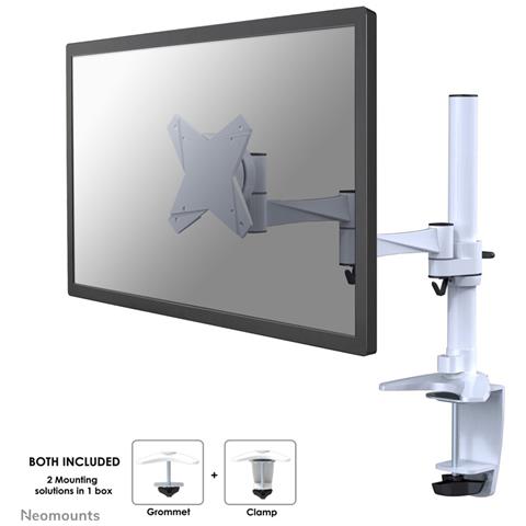 NEOMOUNTS FPMA-D1330WHITE Supporto da Scrivania per Monitor