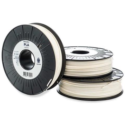 ULTIMAKER Cartuccia Filamento Pla - 2,85 Mm - Bianco - 750 G