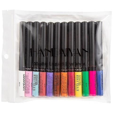 Matite Eyeliner Bianche, 12 Pezzi, Evidenziatori Professionali, Illuminanti Per Occhi, Eyeliner Bianchi, Impermeabili, Per Il Trucco, Facili Da Colorare - Foto 10