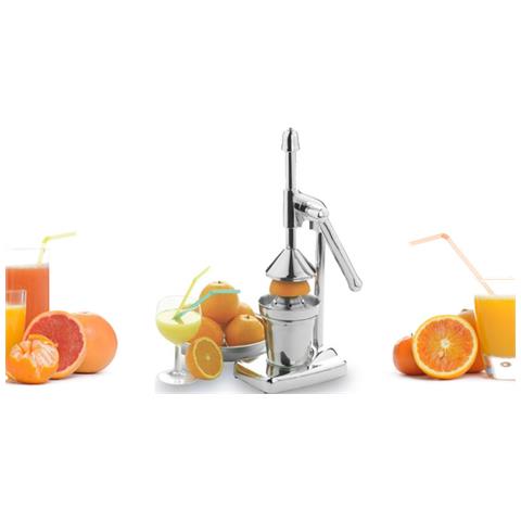 TrAdE shop Traesio® Spremiagrumi Manuale Con Leva A Pressione Acciao Inossidabile Bar Chiosco