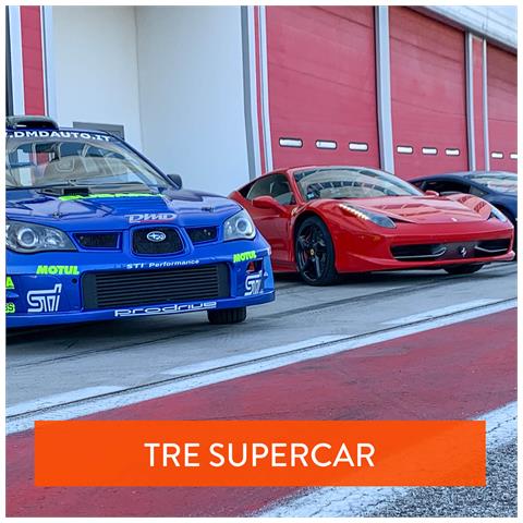 Image of Cofanetto Regalo Per Uomo - 2 Emozionanti Giri Alla Guida Di Una Ferrari, Una Lamborghini E Una Subaru Con Video - Idee Regalo Originale Per Lui - 2 Giri Alla Guida Di Una Ferrari, Una Lamborghini E Una Subaru Con Video Per 1 Persona