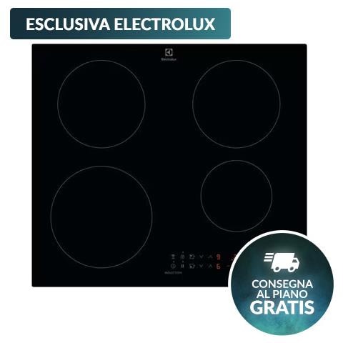 ELECTROLUX Piano Cottura Y60IT430C a Induzione 4 Zone Cottura da 59 cm Colore Nero