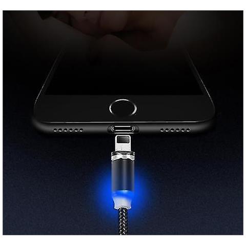 HTN Magnetica Led Per La Carica Di Cavo Telefonico Di Tipo C Fulmini (per Apple Iphone) 