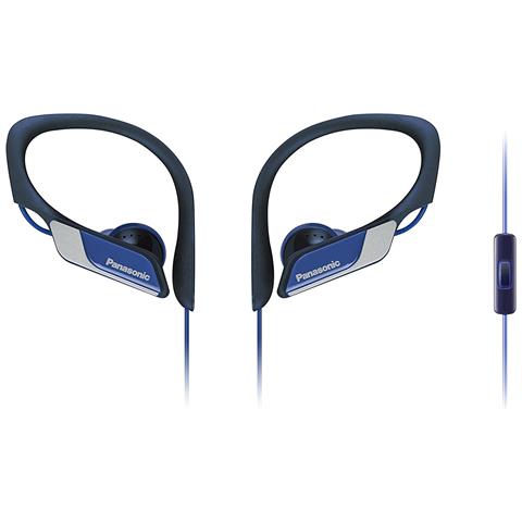 PANASONIC RP-HS35M Auricolari Sport Stereo a Clip con Microfono Colore Blu