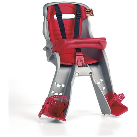 Okbaby Seggiolino Anteriore Per Bicicletta Orion Argento-rosso (37604066) 