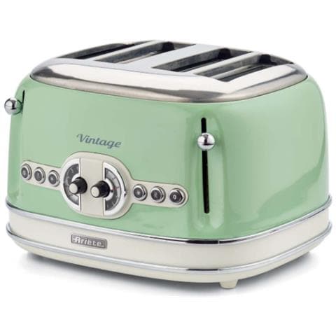 ARIETE Tostapane Vintage a 4 Fette Potenza 1600 W Colore Verde