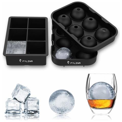 Stampo Silicone Per Cubetti Di Ghiaccio Lunghi - 2 Pezzi Per Cocktail E Burro - Foto 4