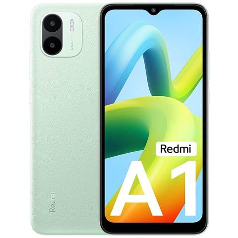 XIAOMI Redmi A1 32 GB 2 GB Ram Dual Sim Display 6.52" HD+ Slot Micro SD Fotocamera 8 Mpx Android Light Green