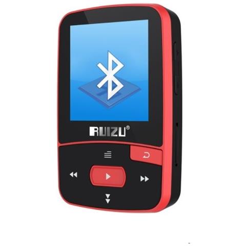 HTN Sport Bluetooth Mp3 Player 8gb Clip Mini Con Supporto Schermo Fm, Registrazione, E Book, Orologio, Contapassi Vfzsss29bp | lettore Mp3 | lettore Mp3 Bluetoothlettore Mp3 8gb