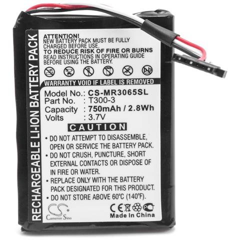 Batteria Sostitutiva Per Navigatore GPS - Compatibile Maxwell IPC653443, 1150mAh 3.7V