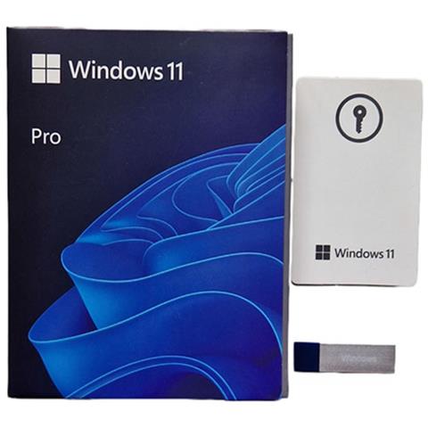 MICROSOFT - Windows 11 Pro USB Box Italiano X64bit con Licenza Key Card ...