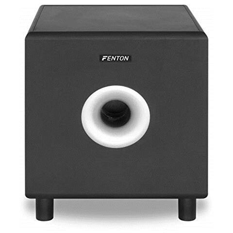 Fenton Subwoofer Attivo SHFS08B Potenza Max 200 Watt Colore Nero