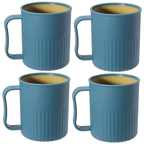 Tazze da caffè in vetro a doppia parete, 350 ml, tazza da caffè isolata con manico a doppia parete per tè o caffè, tazze da caffè creative anti-scottature, per bevande calde, cappuccino