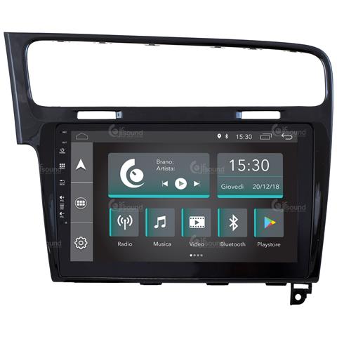 JF SOUND CAR AUDIO TEM Autoradio Custom Fit Golf 7 Android Gps Bluetooth Wifi Dab Usb Full Hd Touchscreen Display 10”