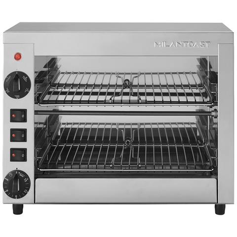 MILANTOAST Fornetto / Tostiera 6 Posti Multiuso Potenza 2,75 Kw