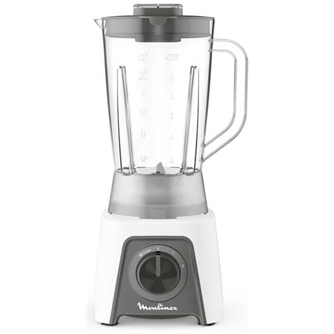 MOULINEX Frullatore LM2C01 Blendeo + Capacità 1.5 Litri Potenza 450 Watt Colore Bianco
