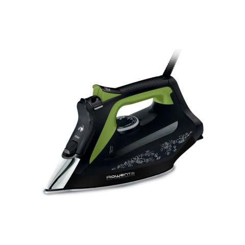 ROWENTA Ferro da Stiro a Secco e a Vapore DW6330 Capacità 1 Litro Potenza 2500 Watt Colore Nero / Verde