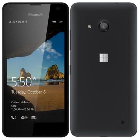 MICROSOFT Lumia 550 8 GB 4G / LTE Display 4.7" HD Slot Micro SD Fotocamera 5 Mpx Windows Tim Italia Nero