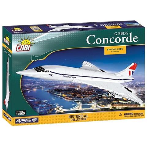 Immagine di  Coby 1917 - Costruzioni Aereo Concorde G-BBDG 455 Pezzi - 1:95