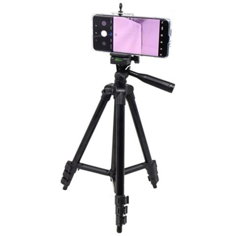 RG Cavalletto Treppiede Tripod Per Videocamera Fotocamera Smartphone Selfie 3120a