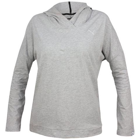 Puma Ess Hooded Cover Up W 83840304, Donne, Grigio, Xs