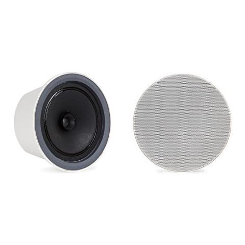 FONESTAR Coppia Di Altoparlanti Da Soffitto Con Ricevitore Bluetooth Ks-11b Amplificatore Integrato 2 X 5 W Ingressi Aux / euroblock Bianco