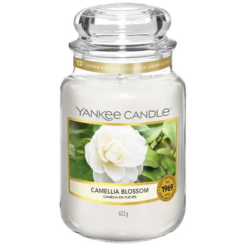 Image of Camellia Blossom Candela In Giara Grande Yankee Candle Multicolore