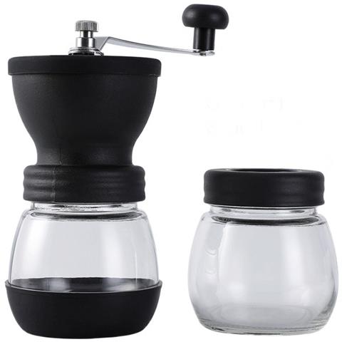 Image of Grinder Del Caffè Matrice Di Ceramica Di Ceramica Di Ceramica Della Smerigliatrice Con Smerigliatrice Di Vetro Della Stoccaggio Dei Vasi Di Vetro La Lavabile La Lavabile La Lavabile La Lavabile Levigabili |