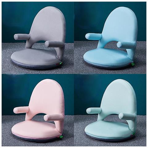 Sedia Da Pavimento Regolabile - Poltrona Per Gaming, Yoga, Lettura Con 14 Posizioni - Foto 10