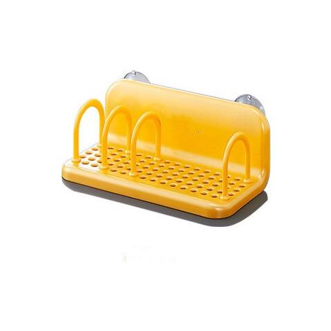SLD Cremagliera Da Cucina Spugna Di Plastica Lavello Mensola Spugna Per Sapone Scolapiatti Ventosa Porta Strofinacci Supporto Per Bagno Stoccaggio Cucina | borse E Cestini