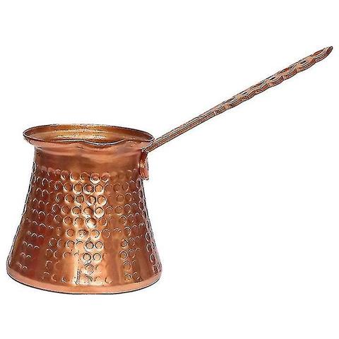 Aroma di rame in metallo inciso nuovo Designer caffettiera turca con manico in legno caffettiera marocchina per tè