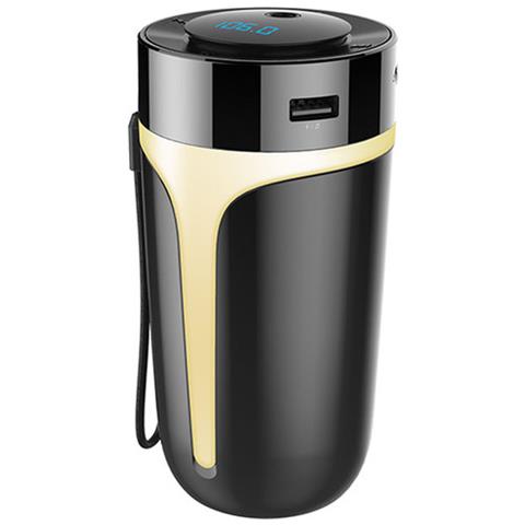 KHFD Umidificatore D'aria Dell'automobile Bluetooth 5.0 Sq Aromatherapy Diffusore Diffusore Ultrasonico Diffusore Dell'olio Essenziale Essenziale Con Led Notte Led | Umidificatori