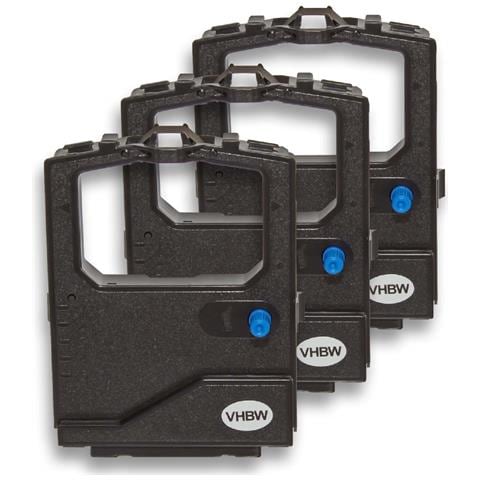 Vhbw Nastro Inchiostrato Compatibile Con Olivetti DM 524 L E DM509 L – Nylon Nero, Sostituisce 044830, Stampa Nitida E Sostituzione Facile, 49x7,4x3,3 Cm