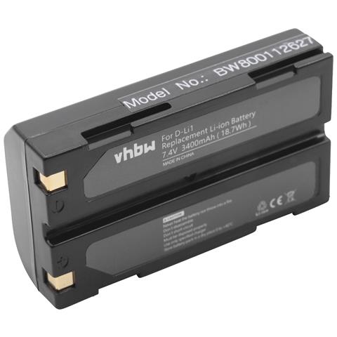 vhbw batteria compatibile con Konica Minolta Dimage A1, A2 fotocamera digitale DSLR (1200mAh, 7,2V, Li-Ion