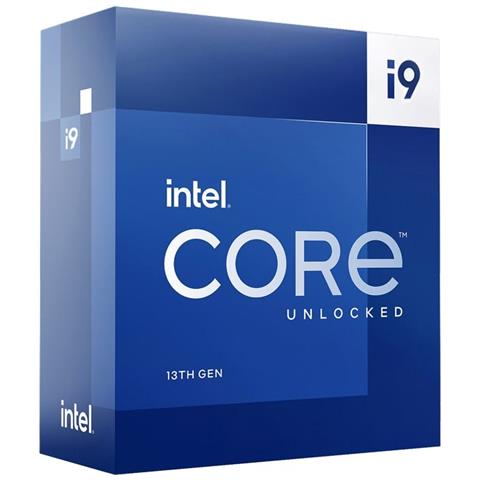 INTEL Processore Intel Core i9-13900KF 24 Core 2.2 GHz Socket1700 Boxato Moltiplicatore Sbloccato (Dissipatore Escluso)
