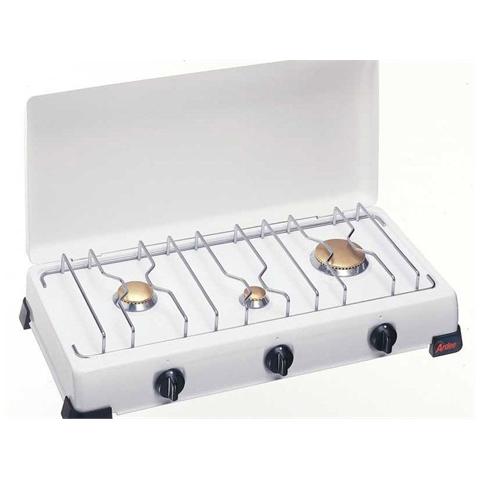 ARDES 9003FG Zeus Fornello a Gas GPL 3 Zone Cottura Colore Bianco